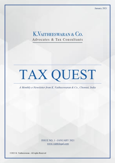 Tax Quest - January 2021 - ISSUE NO. 1